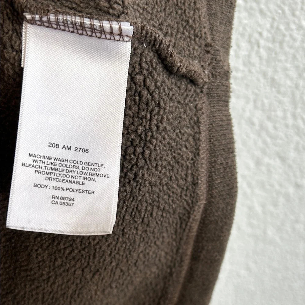 Columbia Brown Zip Up Sweater Size XL